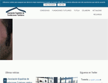 Tablet Screenshot of fundacionestutelares.org